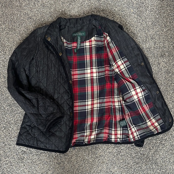 Lauren Ralph Lauren Dark Gray Quilted Utility Jacket - Picture 5 of 6